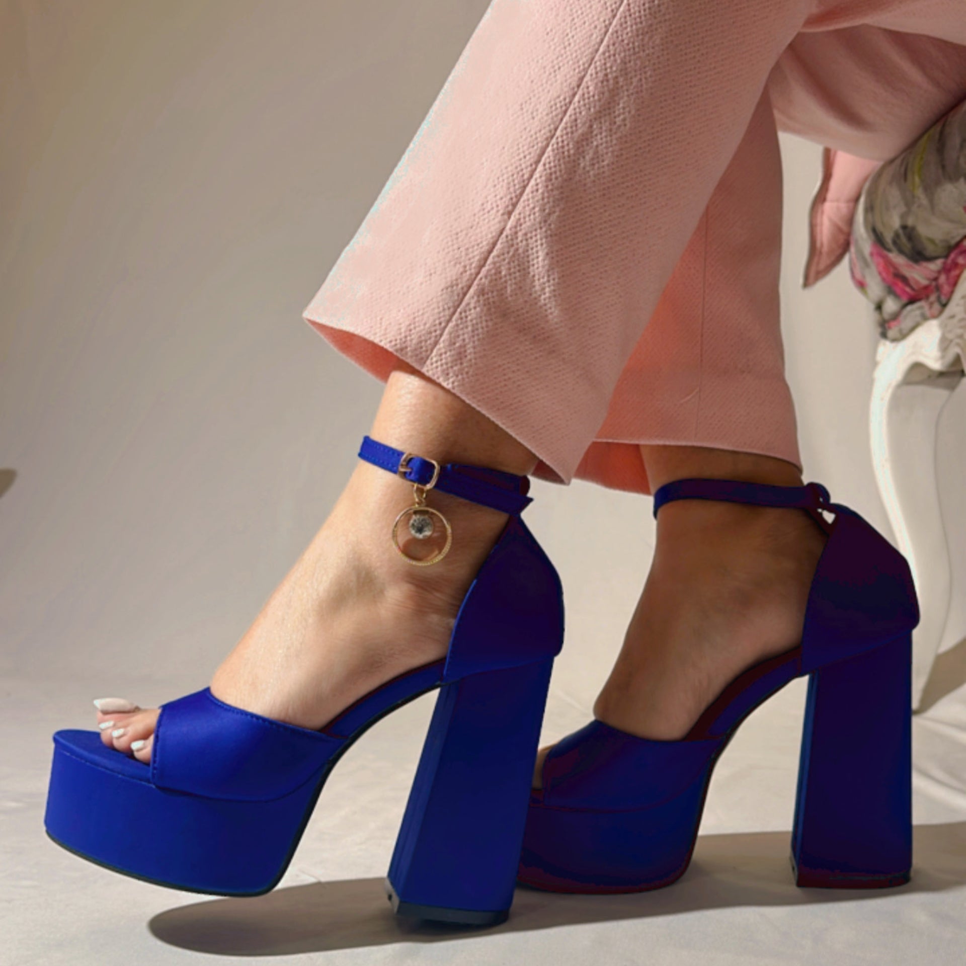Buy MIXT by Nykaa Fashion Beige Chunky Platform Block Heels Online